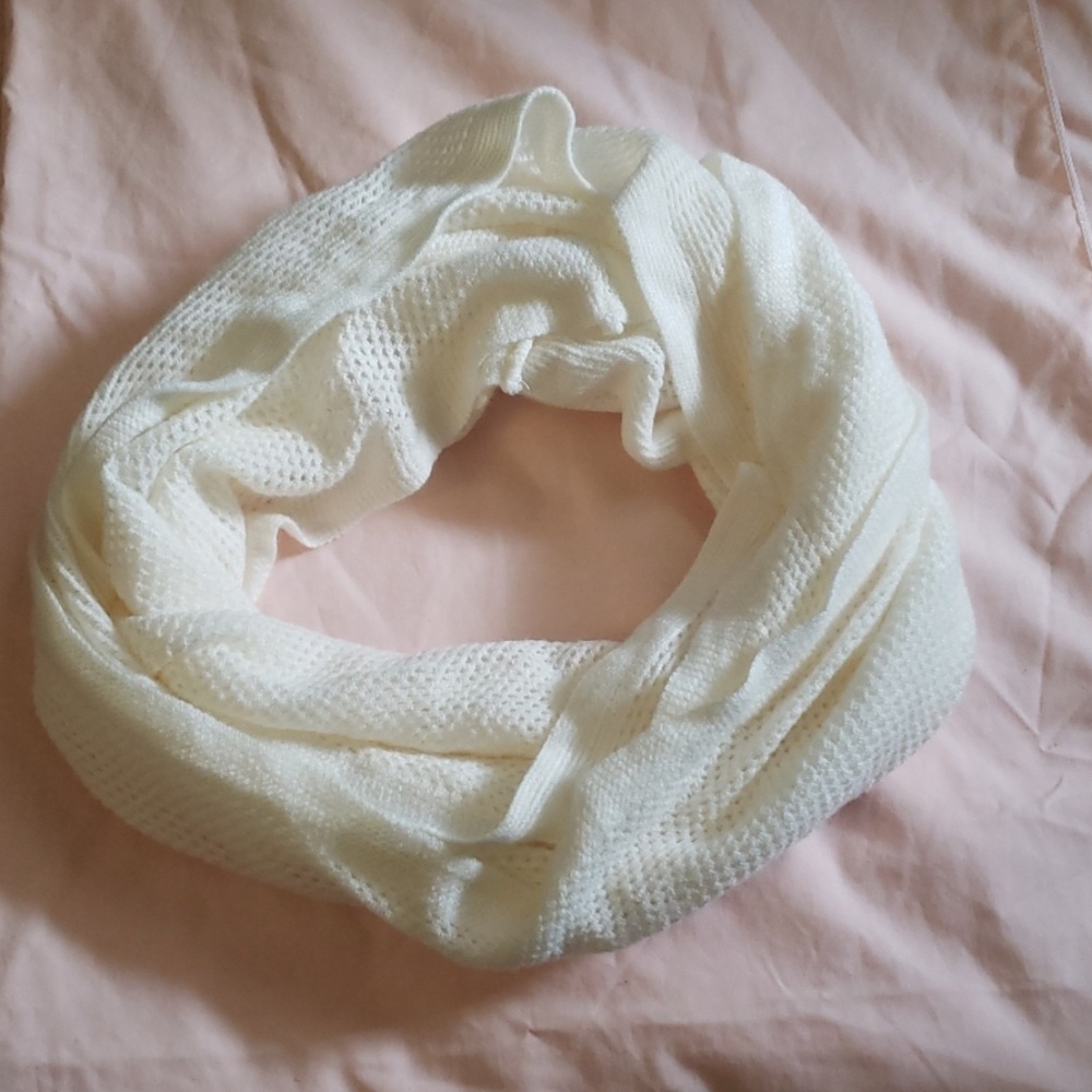 White Infinity Scarf